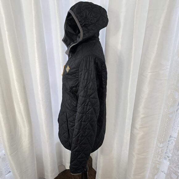 LL Bean Katahdin Insulated Pullover Med Womens Quarter Zip Black Puffer Jacket - Picture 7 of 10